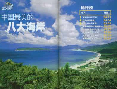 中国旅游胜地前十名 中国最美的地方排行榜