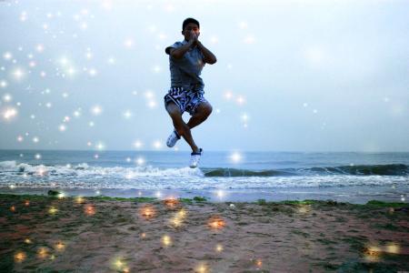 卫星拍摄地球照片 逃离地球，教你悬浮照片的拍摄方法