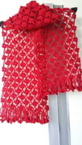 28朵花的一线连围巾 一线连围巾