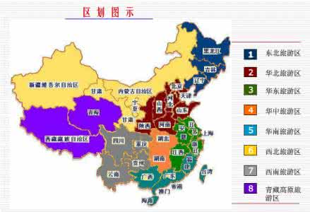 中国省市 中国八大省市像什么?
