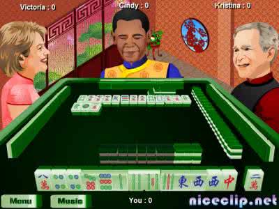 奥巴马传统麻将 【游戏】与奥巴马打中国麻将