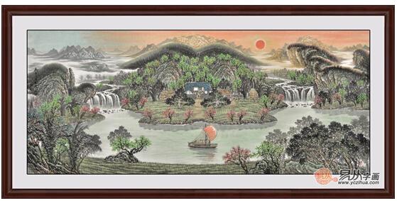 客厅山水画风水讲究 山水画有哪些风水讲究 【钱包风水】钱包风水有哪些讲究