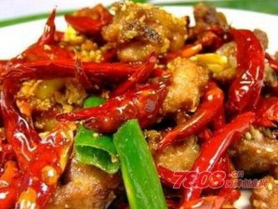 酸辣鸡杂的做法湘菜 麻辣子鸡（湘菜 图解）