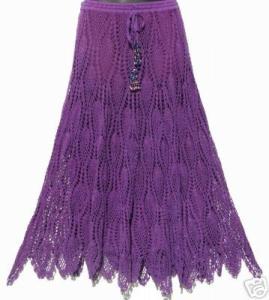 钩针半身裙 钩针编织----半身裙图片图解“摇曳的长裙”