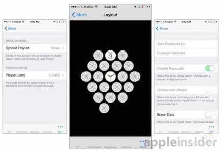 win10菜单太复杂 Apple Watch在iPhone的设置菜单:好复杂的样子