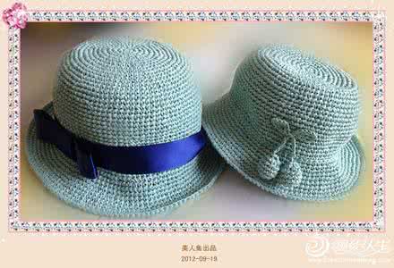 手工钩针编织夏日帽子 原来手工----钩针荞麦色夏帽