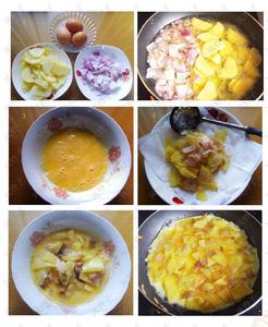 土豆洋葱鸡蛋饼 土豆早餐饼,土豆 洋葱 鸡蛋