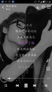 你都不在乎我何必在意 何必在意