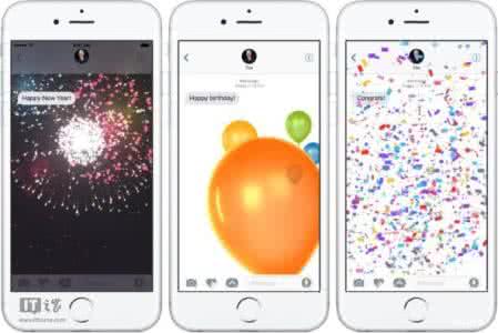 微信文字彩蛋 ios10 iMessage发送哪些文字有彩蛋