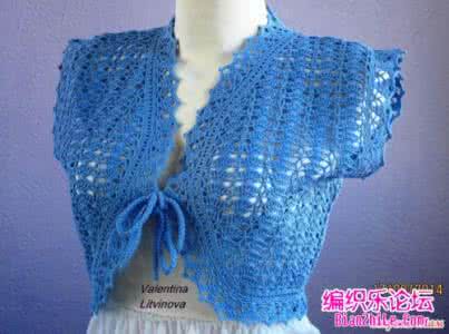 宝宝马甲钩针视频教程 钩针蓝马甲