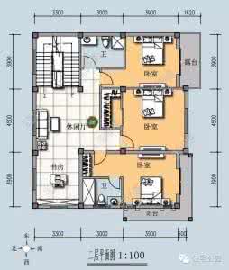 新农村平面图 新农村自建房 3层12米X12米 平面合理含图纸预算