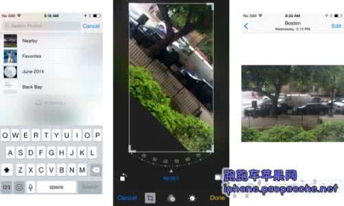 苹果iOS8系统全新扩展性功能之照片编辑