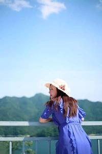 天台寒山湖景区 天台寒山湖来了一个美丽的姑娘,她是谁?