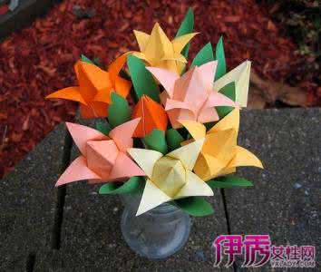 幼儿手工纸花做法大全 【手工折纸】各种纸花的做法大全