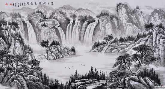 客厅适合悬挂的山水画 山水画悬挂位置 【客厅悬挂山水画】客厅悬挂山水画要点及注意事项