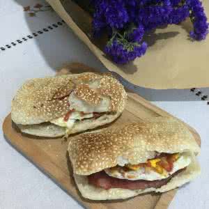 灵宝烧饼夹肉 长夹烧饼