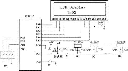 基于单片机的温度测量 基于AVR单片机和DS18B20的多点温度测量系统