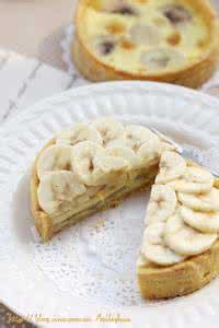 布丁甜品加盟连锁店 熟香酥脆的秋日午后甜品——香蕉布丁塔