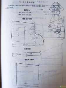 童装裁剪图160款 转载 青岛儿童童装裁剪图，整书长传