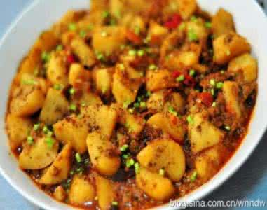 麻婆豆腐的家常做法图 麻婆山药(做法附图)*