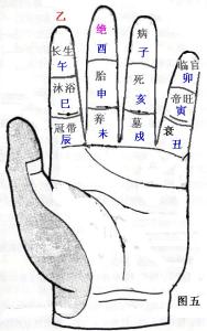 十天干掌位图 十天干生旺死绝速推掌诀