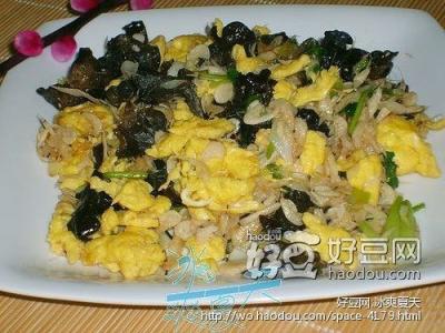 虾皮煎蛋 虾皮煎蛋 虾皮炒鸡蛋