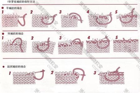 棒针收针方法 棒针收针方法 很棒的收针方法
