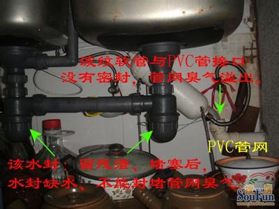 洗手台下水管防臭做法 洗菜盘、洗手盘下水管  可选做法