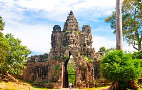 柬埔寨吴哥窟 柬埔寨 吴哥窟 巴戎寺