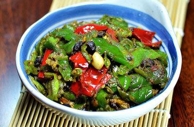 豆豉炒辣椒 豆豉擂辣椒