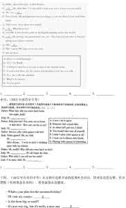 中考英语试题分类汇编 2011年各地中考英语试题考点分类汇编:任务型阅读