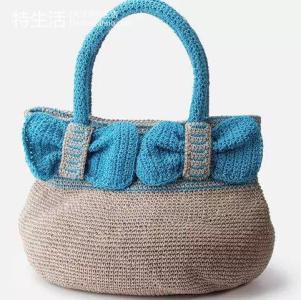 毛线织包包的织法 一款毛线编织的包包
