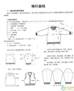初生婴儿毛衣编织尺寸 织毛衣测量身体尺寸和计算针数方法