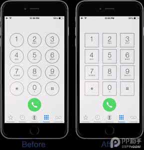 华为手机拨号键盘变小 iOS8让iPhone拨号键盘大变样