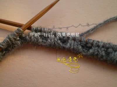 新收双罗纹弹性收针法 教你起漂亮有弹性的双罗纹(兰心蕙质)