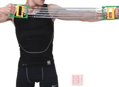 拉力器夹胸几种动作 普通拉力器的锻炼动作