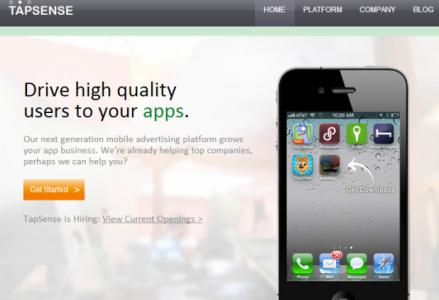 从手机广告中下载应用：TapSense