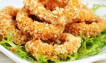 没有面包糠鱿鱼圈做法 酥炸鱿鱼圈