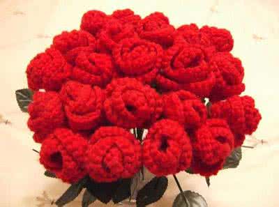 妈妈用毛线编织的乌龟 最美丽的花----是妈妈用毛线织出来的