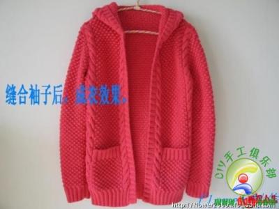 开衫毛衣多种口袋织法 转载 衣服口袋的织法