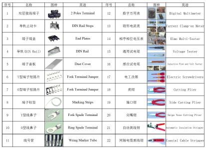 电气专业英语单词 电气常用专业单词