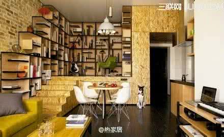 一个很酷的LOFT小公寓设计
