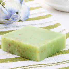 泥炭石 洁面皂 米素冷制皂 蓝石泥沐浴皂的做法手工DIY教程