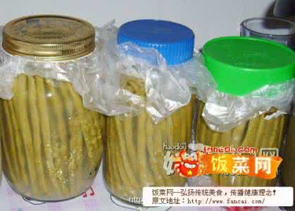 泡豆角的腌制方法 泡酸豆角方法