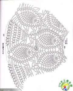 四十款钩针小坎肩花样 颜色鲜艳花型特别的三款钩针服饰(图解)