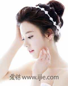 新娘发髻 优雅新娘发髻结