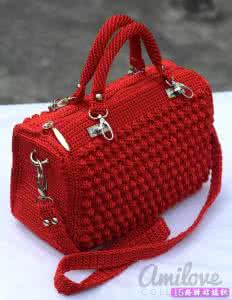 钩针编织手提包包款式 钩针手提包包，图解清晰！
