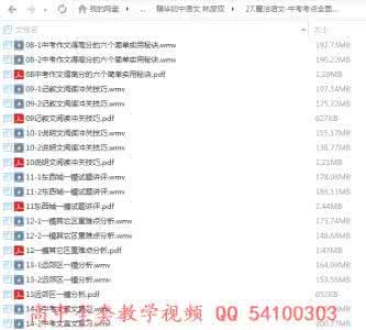 初中语文教学视频网 初中语文全套教学【视频】*