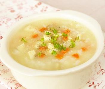 香菇鸡肉粥 15 鸡肉粥 -____原料：鸡