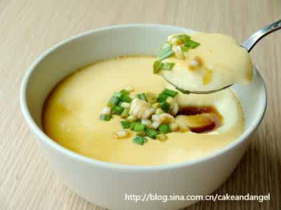 蒸水蛋水和蛋的比例 蒸水蛋的做法